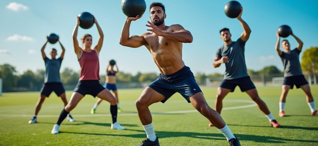 découvrez une sélection d’exercices explosifs avec medecine ball spécialement conçus pour améliorer la puissance, la réactivité et l’agilité des footballeurs. boostez vos performances sur le terrain grâce à des entraînements ciblés et efficaces.